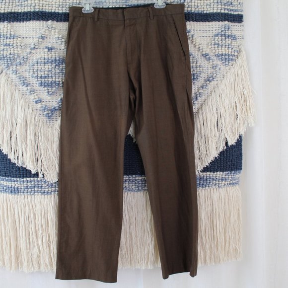 Banana Republic Men's Heather Brown Chino Pants - Picture 6 of 6